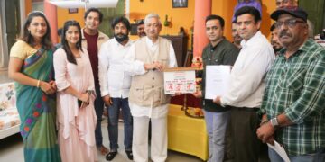 ‘अष्टपदी’ चित्रपटाच्या चित्रीकरणाला कोल्हापूरमध्ये सुरूवात… खासदार छत्रपती शाहू महाराज यांच्या उपस्थितीत पार पडला मुहूर्त…