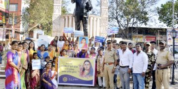 माता रमाबाई आंबेडकर नगर येथे सावित्रीबाई फुले जयंती उत्सवात साजरी