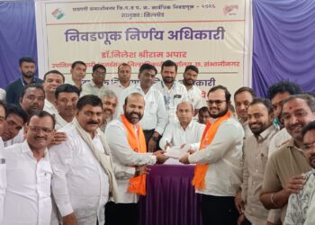 अब्दुल आमेर अब्दुल सत्तार यांचा अंभई गटातून उमेदवारी अर्ज दाखल