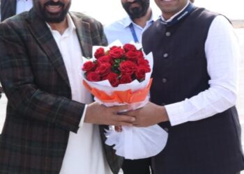 पंजाबचे मुख्यमंत्री भगवंत मान यांचे नांदेड विमानतळ येथे आगमन व स्वागत