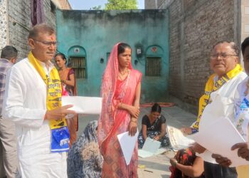 वैजापूरमध्ये ‘आप’ची गर्जना! ‘बोरसर सर्कल’मध्ये गोरखसिंग जारवाल यांच्यासाठी जनसागराचा पाठिंबा