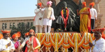 राजधानीत शिवजयंतीचा सोहळा अभूतपूर्व उत्साहात.