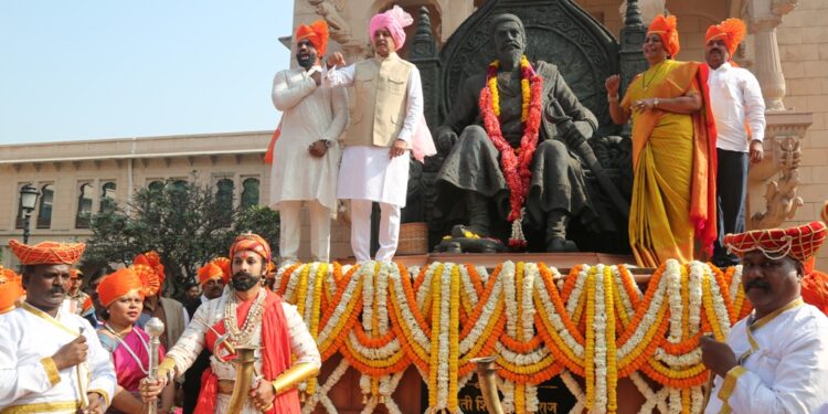 राजधानीत शिवजयंतीचा सोहळा अभूतपूर्व उत्साहात.