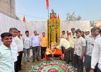 चिंचोली येथे छत्रपती शिवाजी महाराज यांची जयंती उत्साहात साजरी