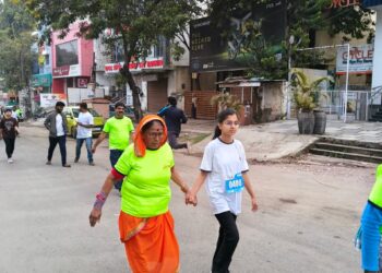 दिव्यांग मॅरेथॉनमध्ये एमजीएमच्या ३०० स्वयंसेवकांचा सहभाग