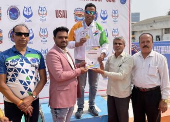 एमजीएमच्या डॉ.श्रीनिवास मोतीयेळे यांनी राष्ट्रीय स्विमिंग स्पर्धेमध्ये पटकावली ५ पदके