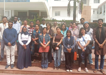 सावित्रीबाई फुले पुणे विद्यापीठाच्या विद्यार्थ्यांनी दिली एमजीएमला भेट