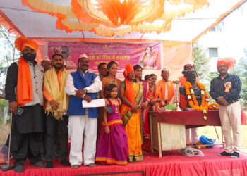 एसटी विभागीय कार्यालय नांदेड येथे छत्रपती शिवाजी महाराज यांची जयंती मोठ्या उत्साहत साजरी