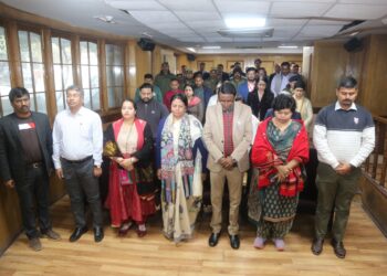 लोकभवन येथे हुतात्म्यांना आदरांजली